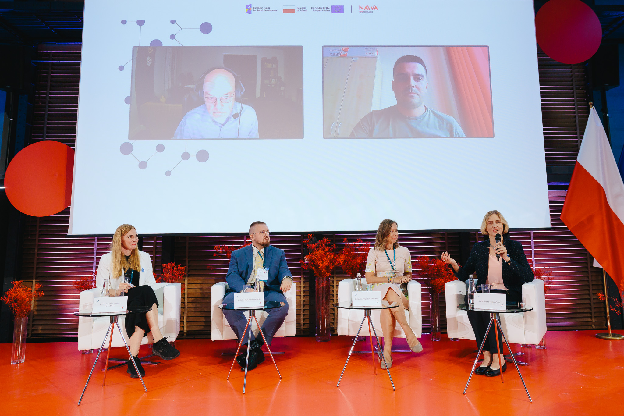 Prof. Marta Miączyńska Moderates Panel on Scientific Careers at NAWA Congress