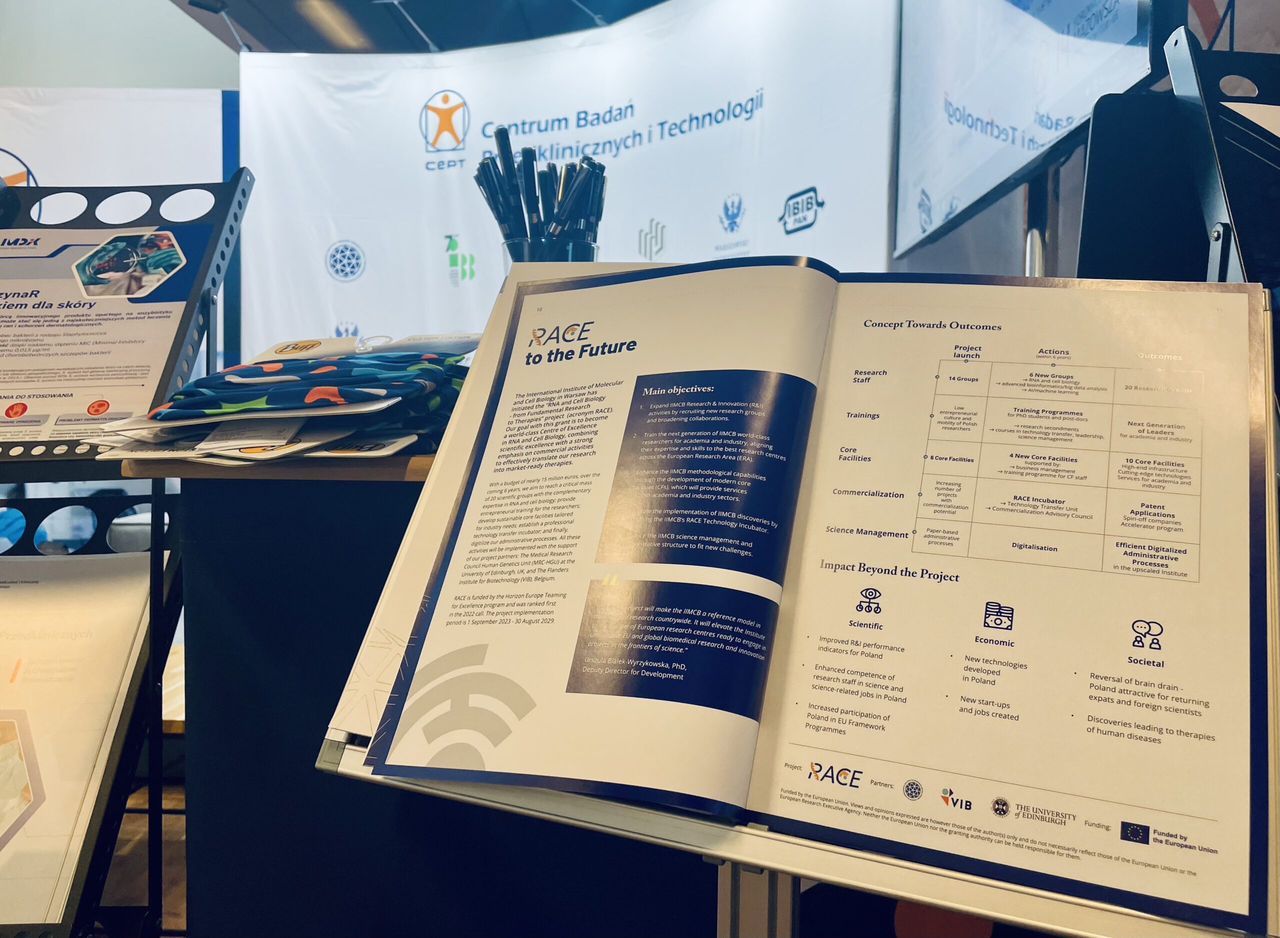 IIMCB Showcases RACE Project at Mazovia Development Forum