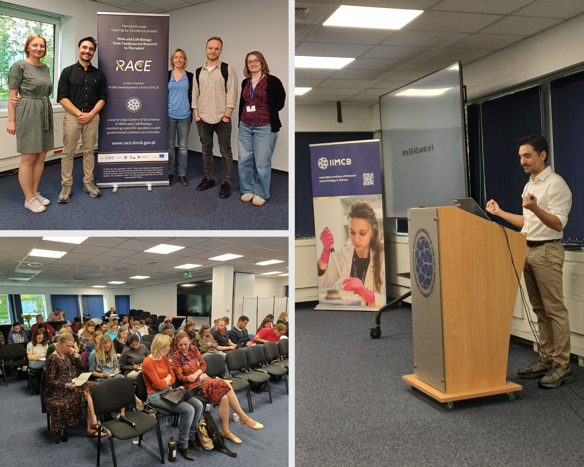 From Posters to the Stage: IIMCB Researchers Strengthen Their Science Communication Skills
